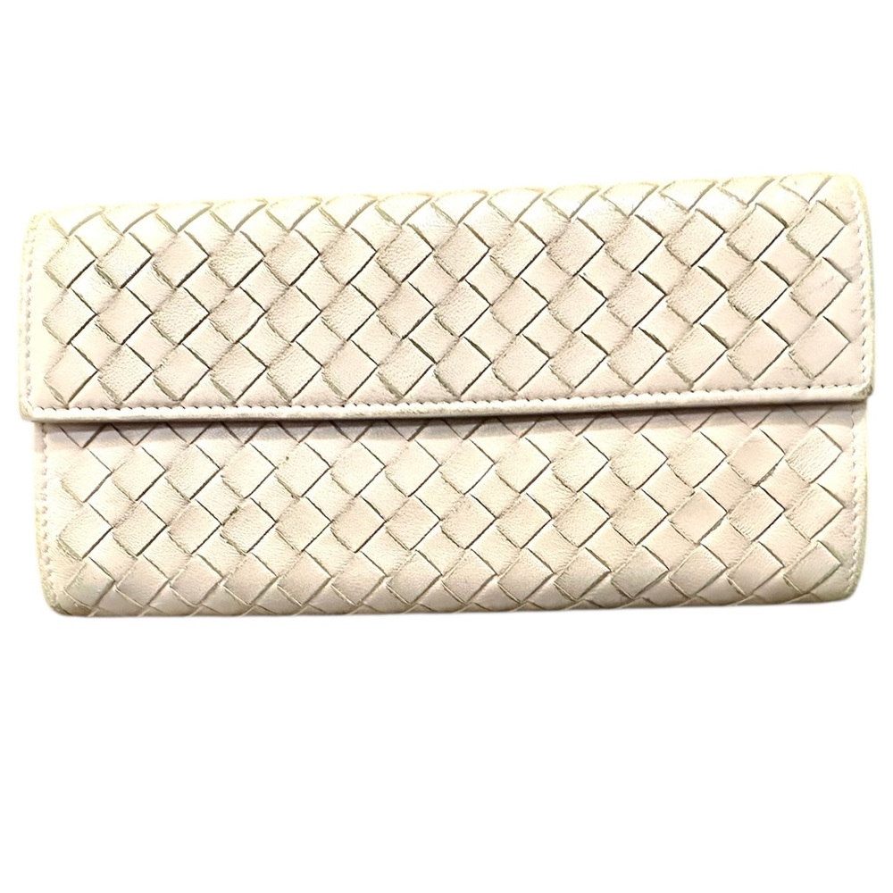 Bottega Veneta Intrecciato Light Blush Long Wallet
